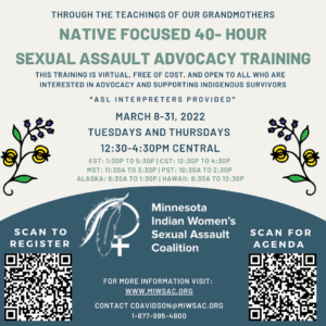 March-31-3022-40-Hour-Advocacy-Training-Flyer