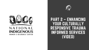 Part 2 – Enhancing Your Culturally Responsive Trauma Informed Services (video)