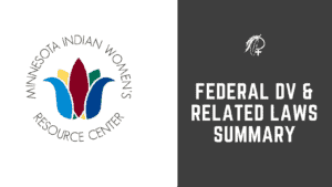 Federal DV & Related Laws Summary