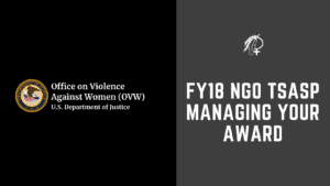 FY18 NGO TSASP Managing Your Award