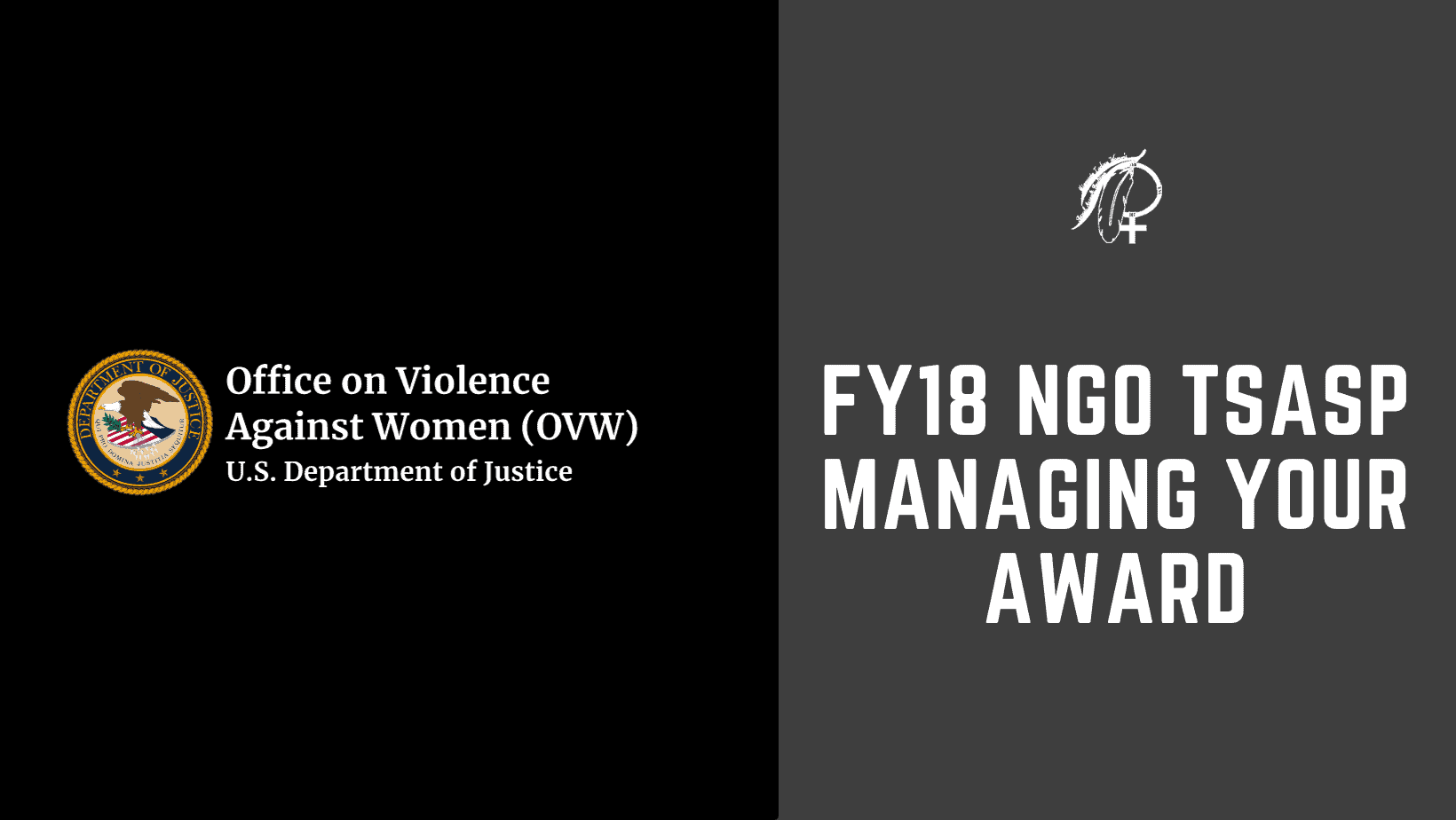 FY18 NGO TSASP Managing Your Award